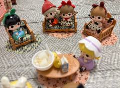 我的小小世界，兔兔与熊盲盒集齐啦，（除了隐藏）微景观好好玩