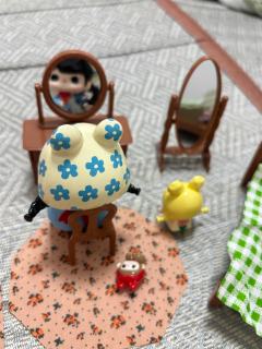 我的小小世界，兔兔与熊盲盒集齐啦，（除了隐藏）微景观好好玩