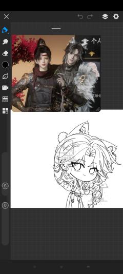 燕云十六声侠缘情境线稿50%😋
情境出处p2