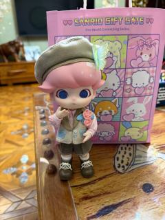 这是第一次入手可动的dimoo，简直太可爱了！今天逛商场看见