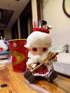 这是第一次入手可动的dimoo，简直太可爱了！今天逛商场看见