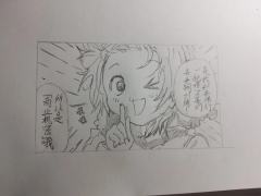 耗时五十六分钟画的，自我感觉不是很好૮₍ɵ̷﹏ɵ̷̥̥᷅₎ა