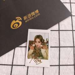 白鹿 签名照拍立得