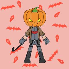 前年画的万圣贺图🥺不过角色里没找到阿忒😭💔