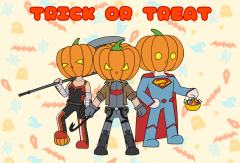 前年画的万圣贺图🥺不过角色里没找到阿忒😭💔