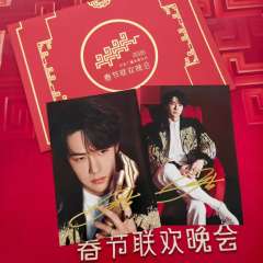 王一博 春晚签名照