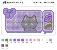 ⏰今日热门图纸：小猫船票！
现在最火最萌的小猫船票拼豆
在千
