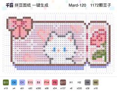 ⏰今日热门图纸：小猫船票！
现在最火最萌的小猫船票拼豆
在千