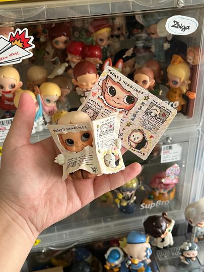 个人超喜欢这次嘎子姐新品的隐藏款！感觉和之前的吊卡特别搭～都是坐姿的嘎子姐‼️这次新品隐藏的手感还是挺难的，建议喜欢的朋友可以直接在岛上收一个，避免多花冤枉💰