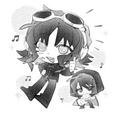 全部为约稿（不是我画的），很多很多小零食
角色是基于p主ぽて