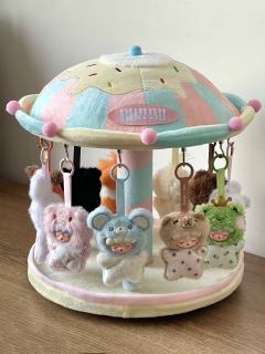 这套mini毛绒挂件敲可爱~ 每一个都有独特的性格设定 豆袋