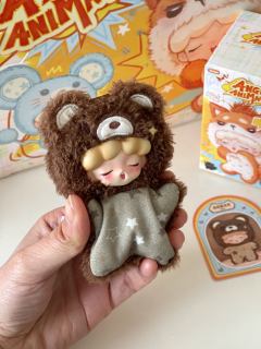 这套mini毛绒挂件敲可爱~ 每一个都有独特的性格设定 豆袋