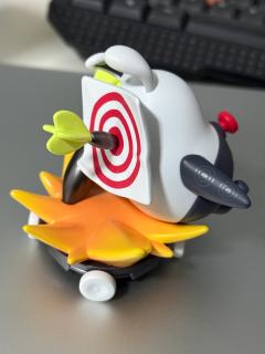 原来飞镖布是有头的啊