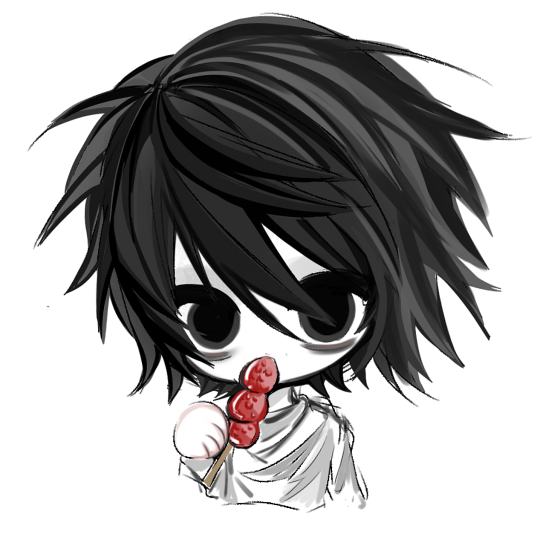 自己在吃冰糖葫芦，顺便就画上了