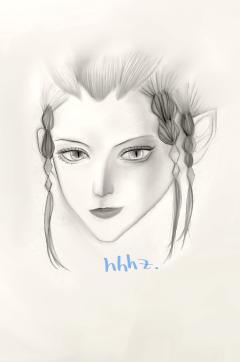 p1是俺自己的女精大头，p2是给朋友画的