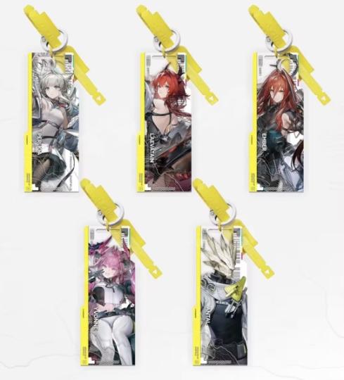 “谁说挂件不能当战力？”✨  银发BESKIR冷冽出击，红发CAYMAN火力全开🔥  五款赛博少女全员到齐！黄夹子+金属环，细节拉满～  满3件包邮，手慢无！