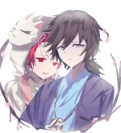 感觉改完后，还不如原图，炭的表情没有那么开朗，改完后就一个字