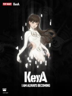 泡泡玛特新签约IP官宣,一名叫KeyA的成女形象。印象中,泡