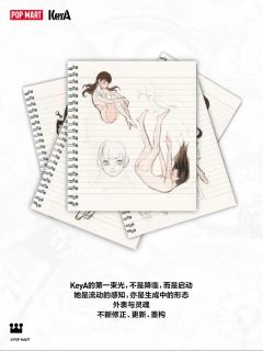 泡泡玛特新签约IP官宣,一名叫KeyA的成女形象。印象中,泡