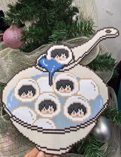 来吃了这碗可爱汤圆吧😍