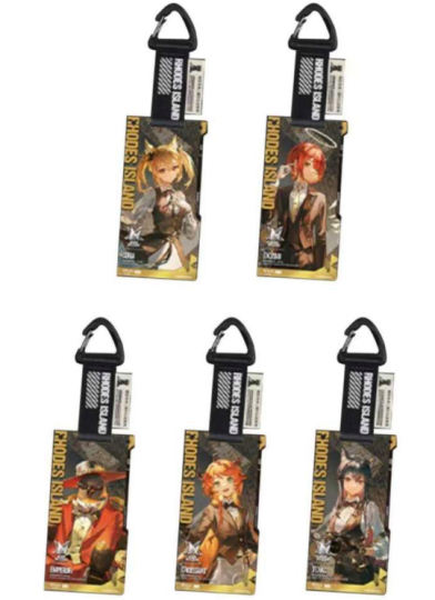 “谁说挂绳只是配件？”  这五位罗德岛干员直接封神！✨  硬核赛博风+高对比色  每次刷卡都像在执行任务～  通勤党&刀客塔必入！