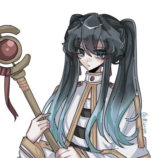 小无失忆后呆呆的，莫名想到芙莉莲啊啊，画一下