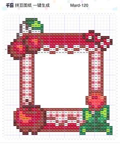 🍰用拼豆让你的照片变得“美味”起来？
“食物系”拼豆相框图