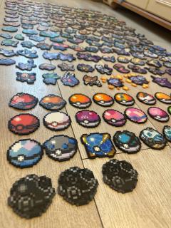 宝可梦全图鉴拼豆！陆陆续续拼了一个月😍
这绝对是top1了