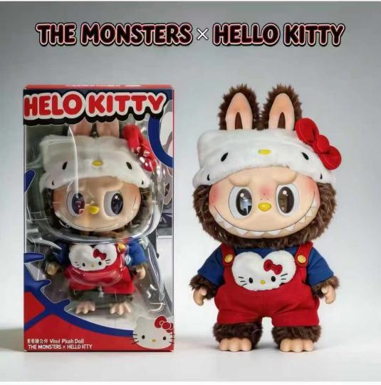 泡泡玛特labubu联名HELLO KITTY即将来袭！又是一个必冲新品！