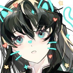 刚发就被鉴 截了图层～刘海是角色设定