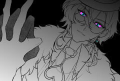 是诡秘约的线稿www
哎呦小生不玩这个同人是看了人设图的应该