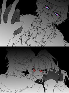 是诡秘约的线稿www
哎呦小生不玩这个同人是看了人设图的应该