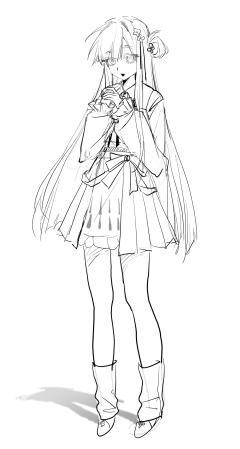 获得上色的立绘！