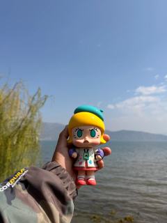 🥳想要的,今天得到了!
🎨Molly小画家在洱海勾勒出大