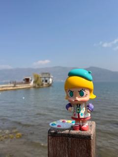 🥳想要的,今天得到了!
🎨Molly小画家在洱海勾勒出大