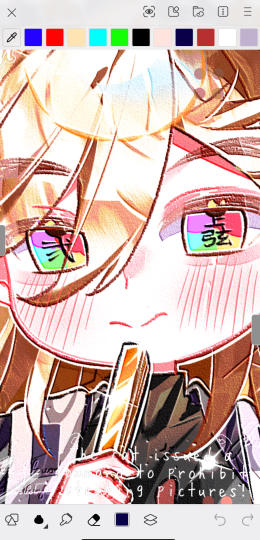 我也是带薪画我推了呀嘻嘻，崽放一张之前画的小童磨😘