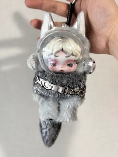 随便入的透明保护面罩跟XG小狼真的毫无违和感！