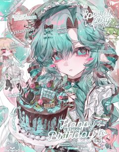 不知不觉已经养了🐮🐮一年了！时间过得真快，刚开始创造她时