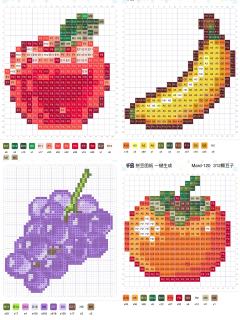 好吃的拼豆水果大合集来啦！
拼豆子祝大家马年“好柿花生”～
