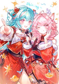 带来了闪光计划辅助组的春晚造型速透（点头点头）
提前祝大家新