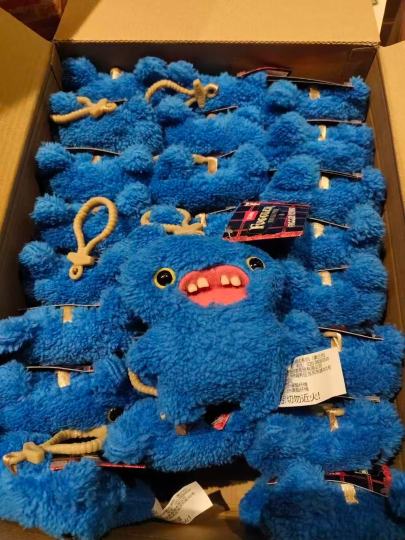  fuggler萌牙怪兽 挂件 海绵宝宝联名2.0 3.0丑萌小怪物 包挂