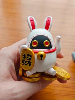 可爱的招财布和伊埃斯！