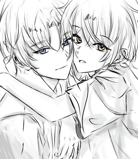 燃尽了…湛盛情人节快乐！(｡>∀<｡)呃呃呃画的很赶很草 穿模别管我(இωஇ )