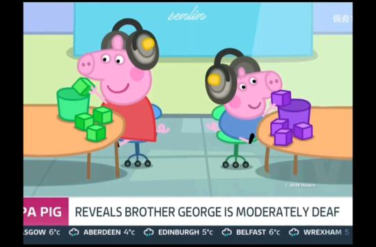 乔治，我心疼你😭听力测试那段噪音大就没放，配了个背景音乐凑合看吧