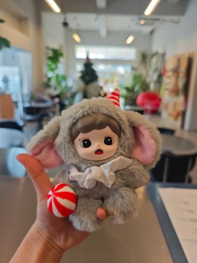 好可爱的妹宝🥰和大表姐那个小象也很搭，姐妹款~(¯▽¯~)