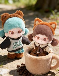 分享DORA自在毛绒盲盒小技巧：
 
1. 拆盒顺毛，造型更