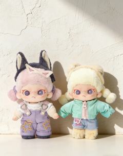 分享DORA自在毛绒盲盒小技巧：
 
1. 拆盒顺毛，造型更