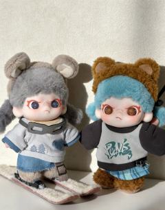 分享DORA自在毛绒盲盒小技巧：
 
1. 拆盒顺毛，造型更