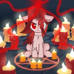 朱莉亚·布莱克伍德，变成伪天角兽的过程