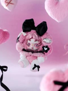 ⏰SKULLPANDA×美乐蒂&酷洛米毛绒公仔挂件发售信息：